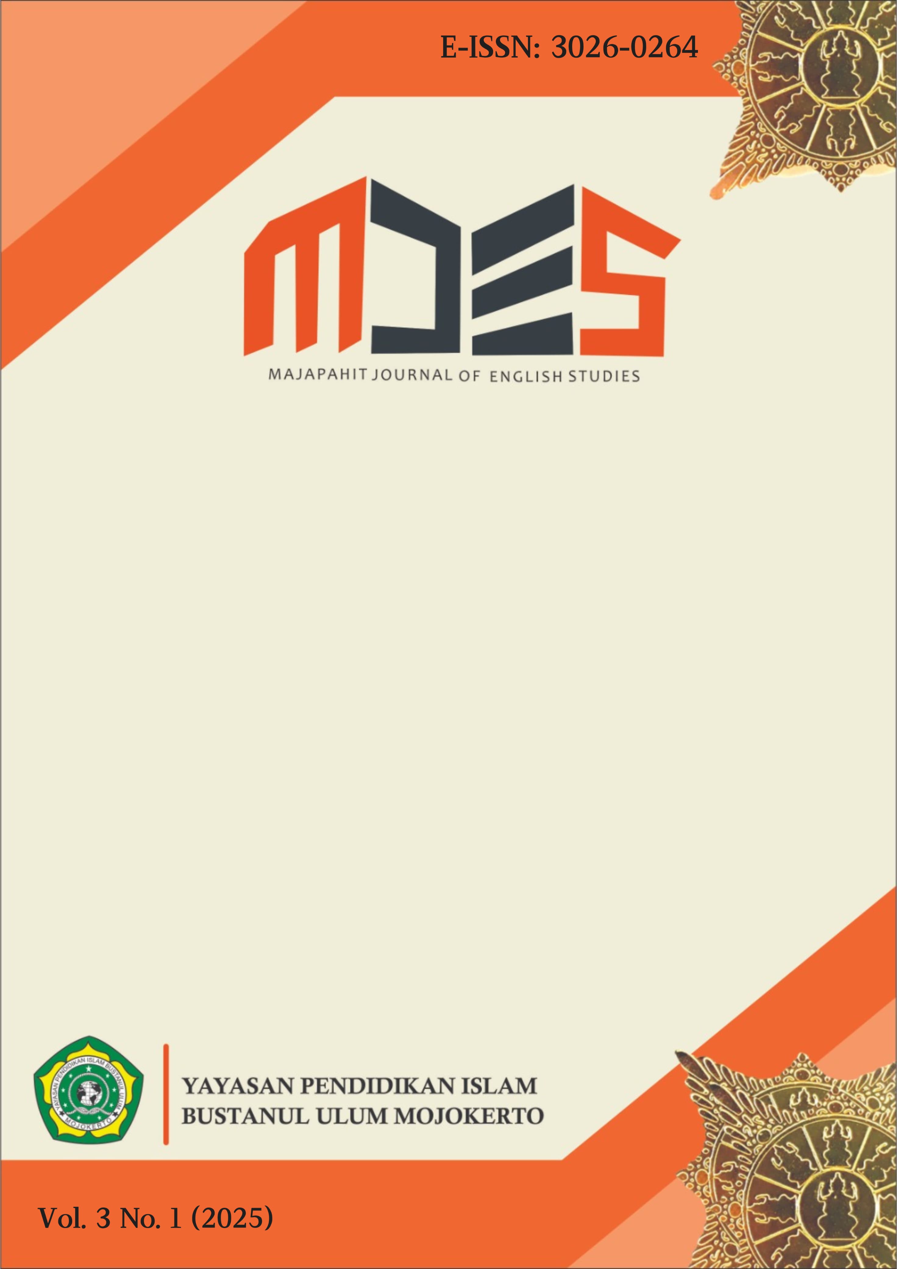 					View Vol. 3 No. 1 (2025): English Studies
				